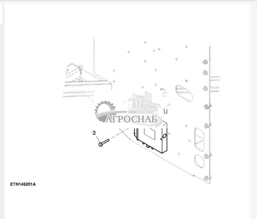 Контроллер машины, правый блок управления 1 